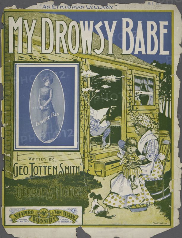 'My drowsy babe', 1900. Creator: Bert Cobb.