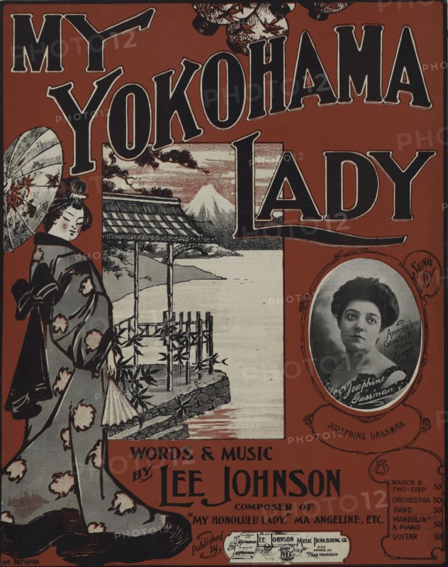 'My Yokohama lady', 1901. Creator: Unknown.
