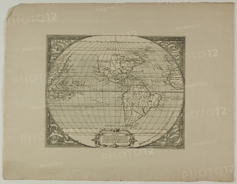 Novus Orbis, 1587, (1889). Creator: Unknown.