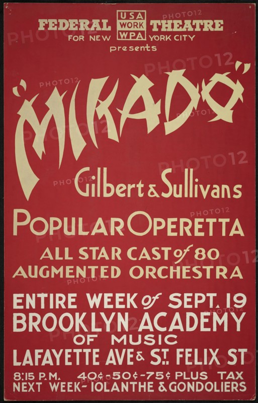 Mikado, New York, [1930s]. Creator: Unknown.