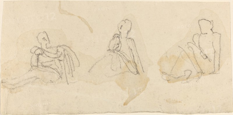 Three Seated Figures. Creator: John Flaxman.