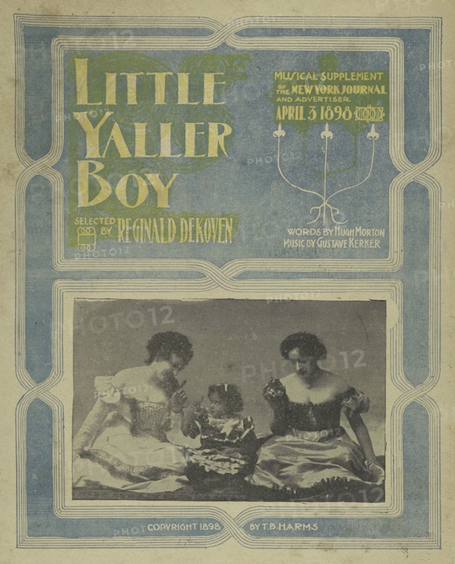 'Little yaller boy', 1898. Creator: Unknown.