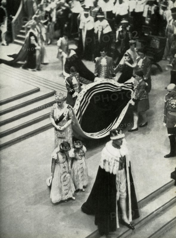 'Leaving The Abbey', 1947. Creator: Unknown.