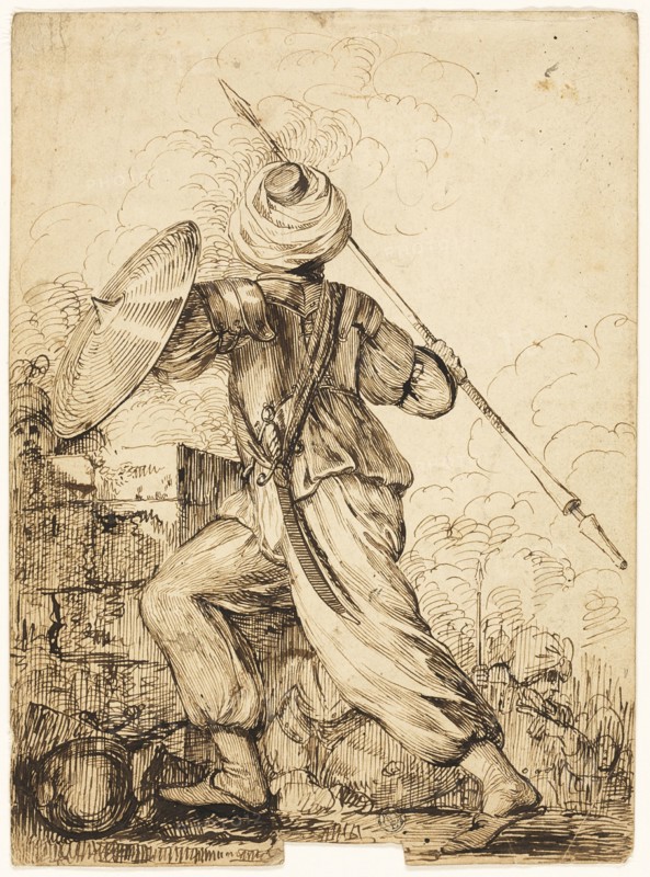 A Turkish Soldier, n.d. Creator: James Durno.