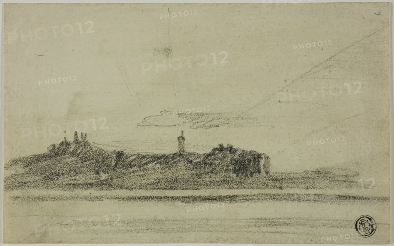 Castle on Shore, n.d. Creator: Thomas Girtin.