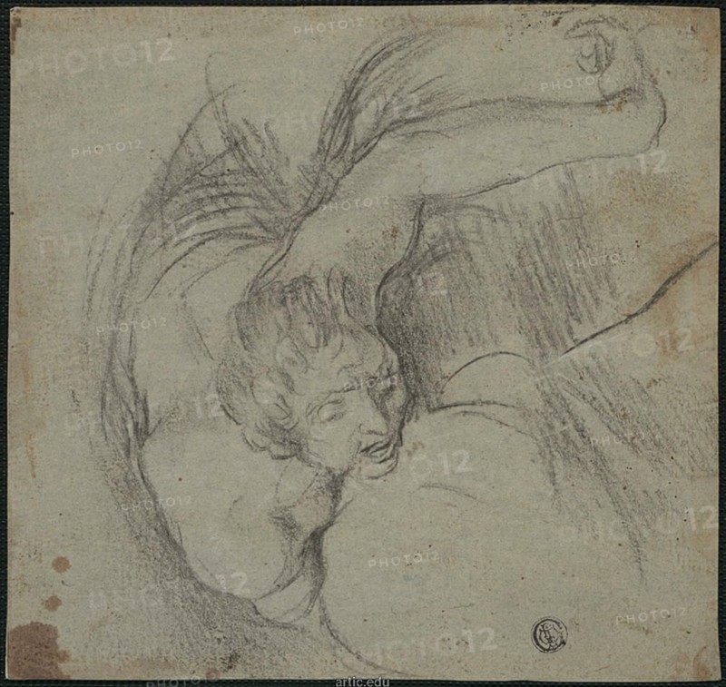 Dead Man with Outstretched Arm, 17th century.