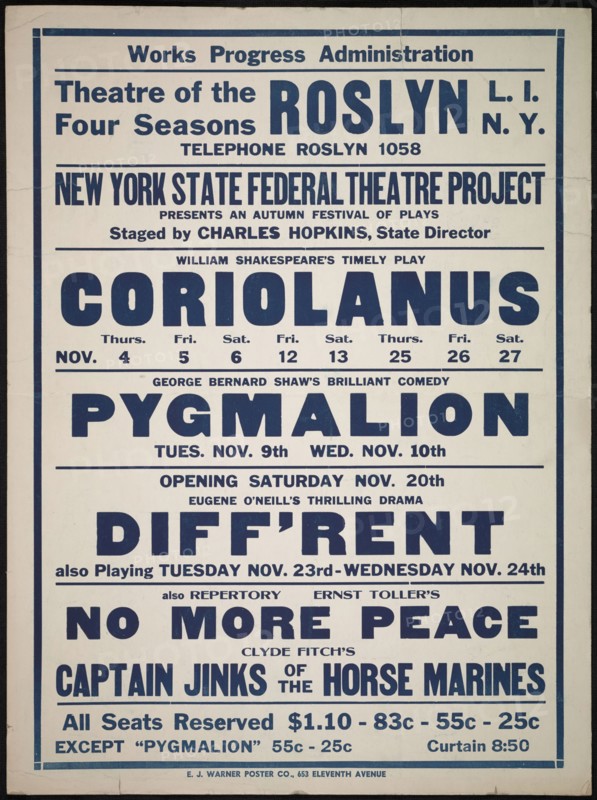 Coriolanus, Roslyn, [193-]. Creator: Unknown.