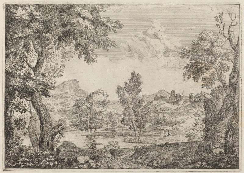 The Stream, 1696. Creator: Crescenzio Onofri.