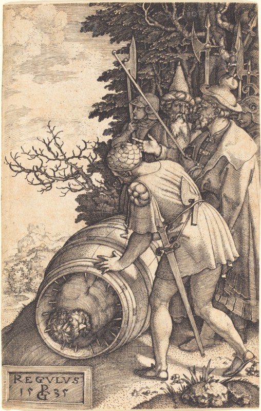Attilius Regulus, 1535. Creator: Georg Pencz.