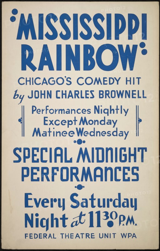 Mississippi Rainbow, [193-]. Creator: Unknown.