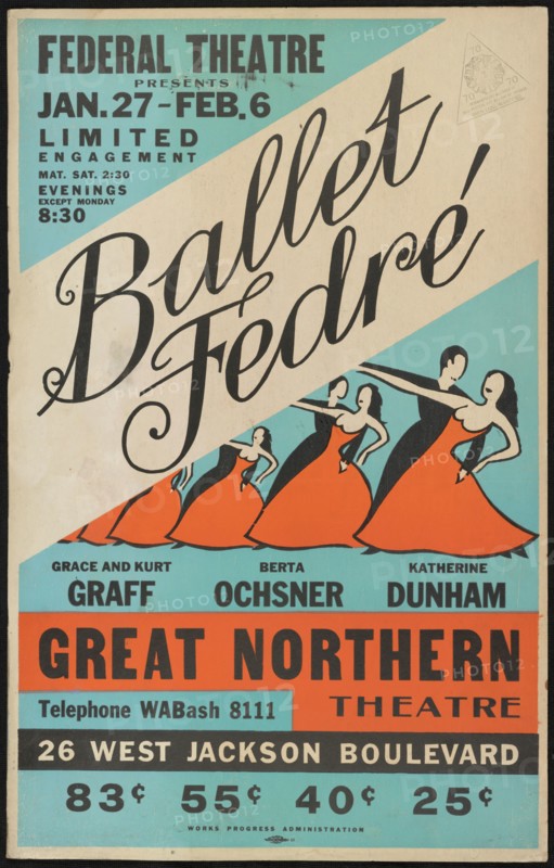 Ballet Fedre, Chicago, 1938. Creator: Unknown.