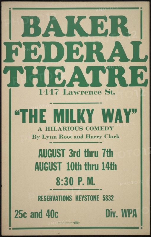 The Milky Way, Denver, 1938. Creator: Unknown.