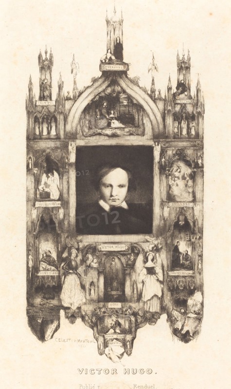 Victor Hugo, 1833. Creator: Célestin Nanteuil.