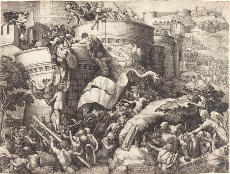 The Taking of Cartagena. Creator: Georg Pencz.