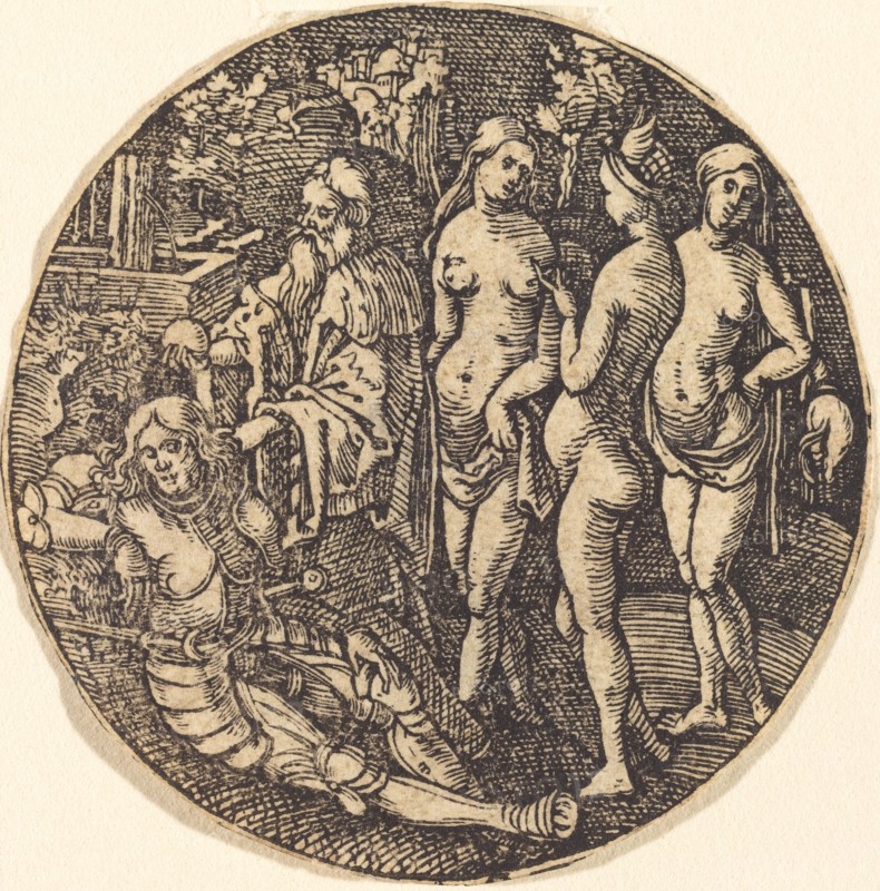 Judgment of Paris. Creator: Hans Springinklee.
