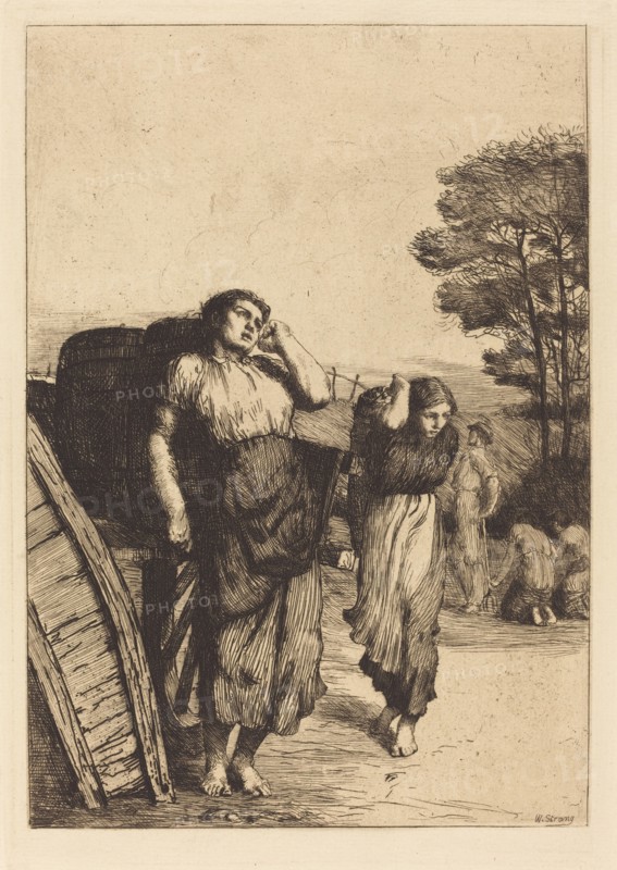 Potato Lifting, 1882. Creator: William Strang.