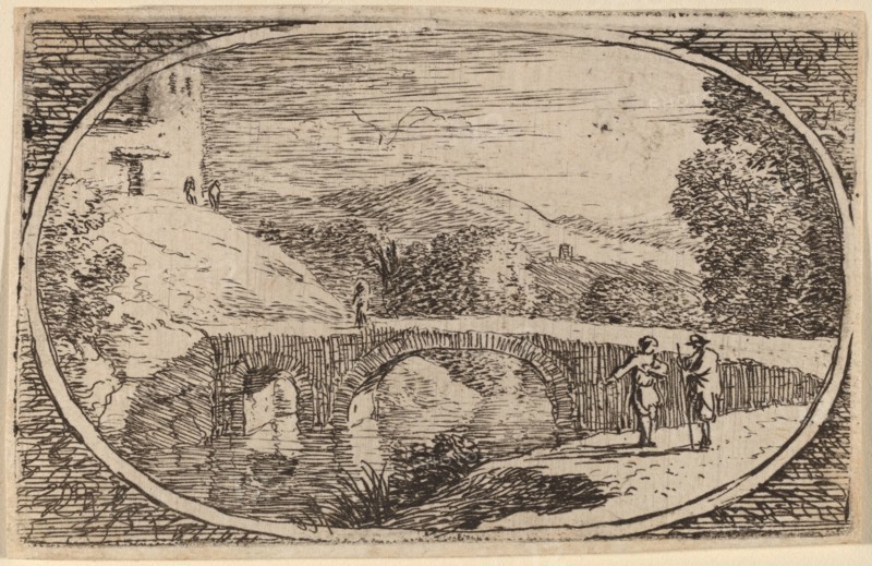 A Stone Bridge. Creator: Herman van Swanevelt.