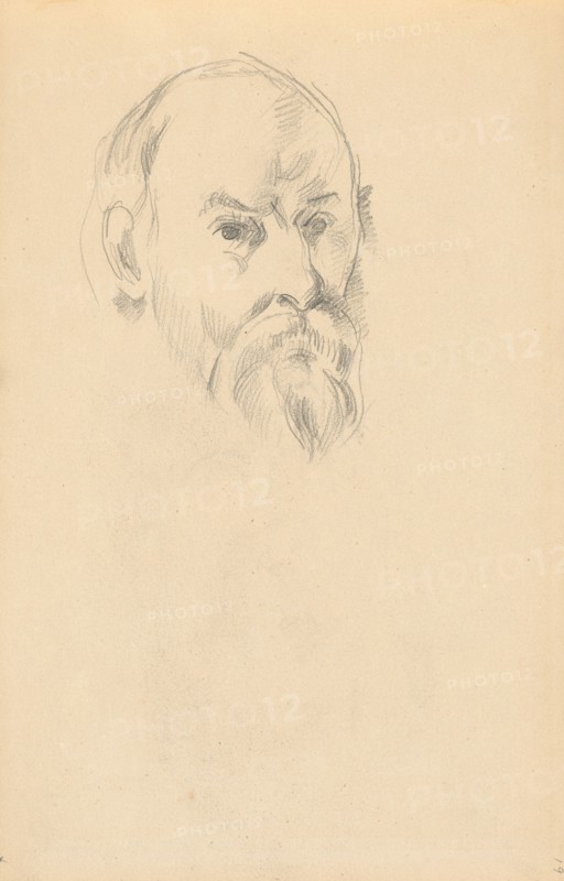 Self-Portrait, c. 1895. Creator: Paul Cezanne.