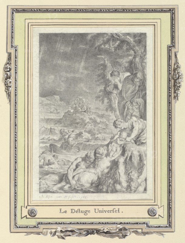 The Great Flood, 1765. Creator: Charles Eisen.