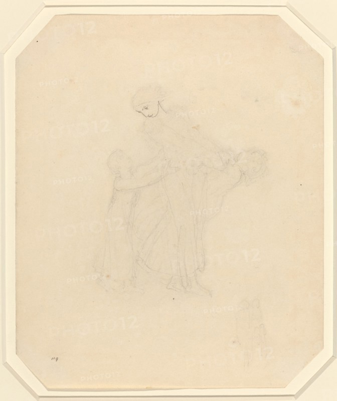 Adult and Two Children. Creator: John Flaxman.
