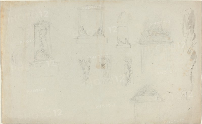 Studies for a Monument. Creator: John Flaxman.
