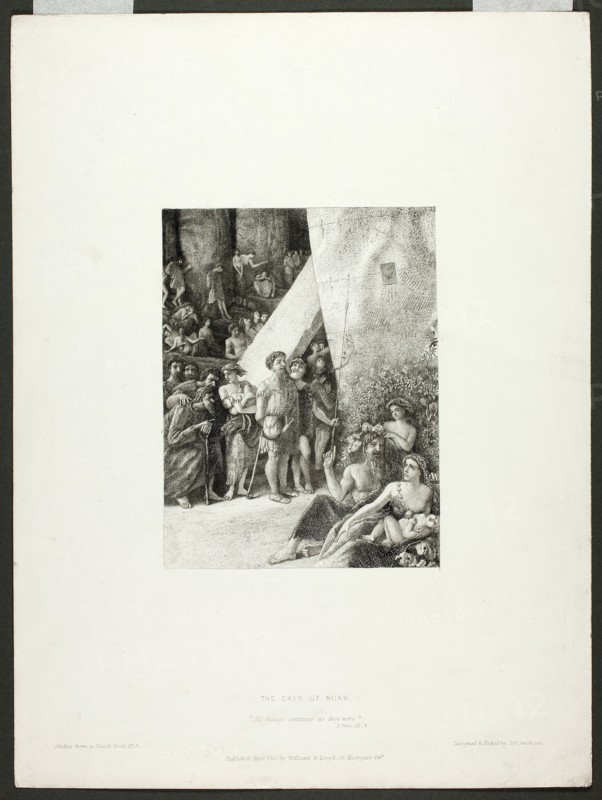 The Days of Noah, 1860. Creator: James Smetham.