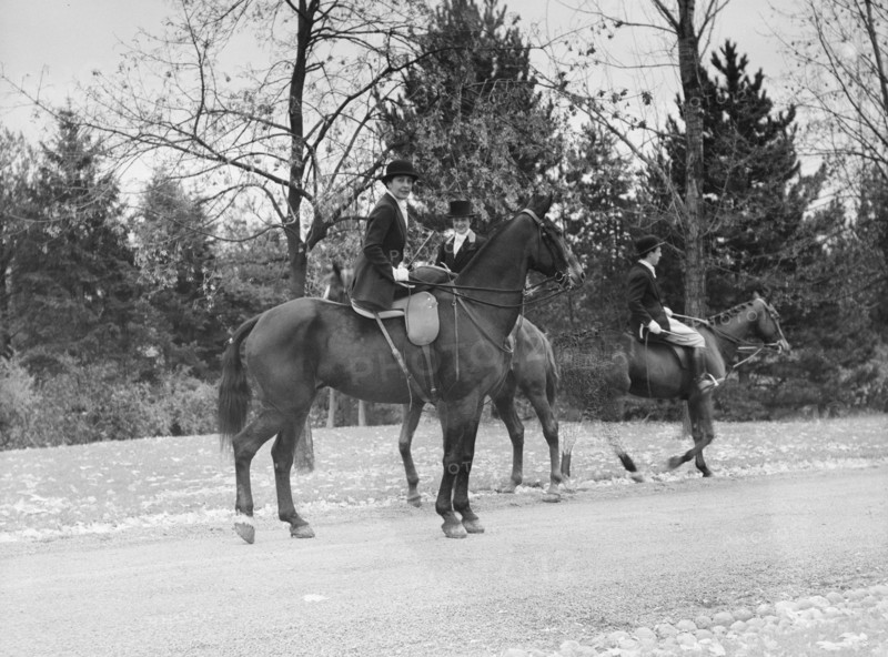 Cutting hunt, 1933 Nov. Creator: Arnold Genthe.