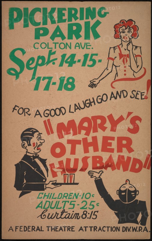 Mary's Other Husband, [193-]. Creator: Unknown.