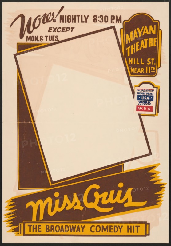 Miss Quis, Los Angeles, 1937. Creator: Unknown.