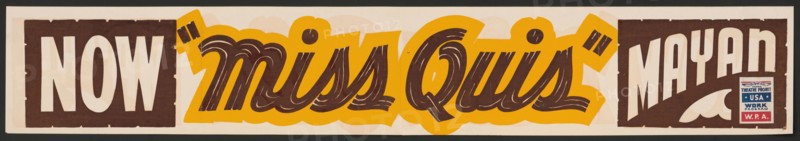 Miss Quis, Los Angeles, 1937. Creator: Unknown.