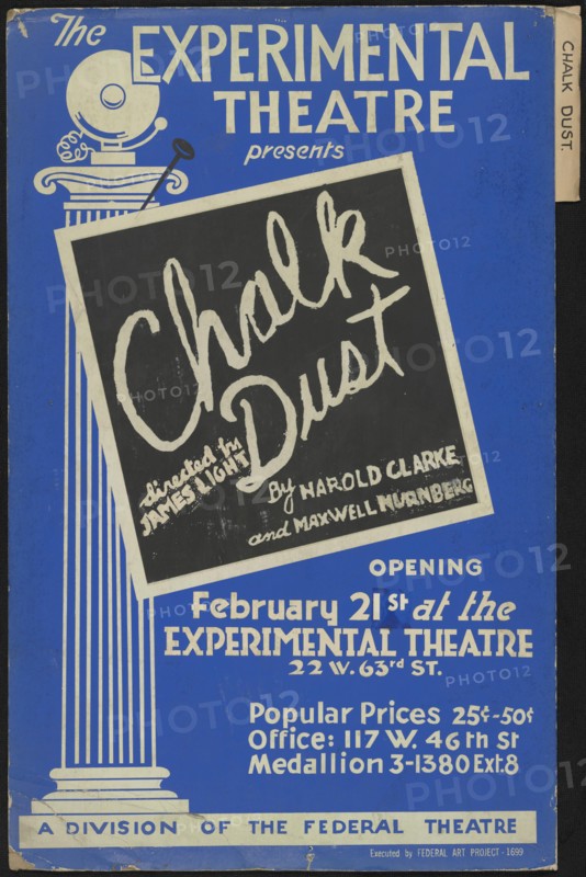 Chalk Dust, New York, [1936]. Creator: Unknown.