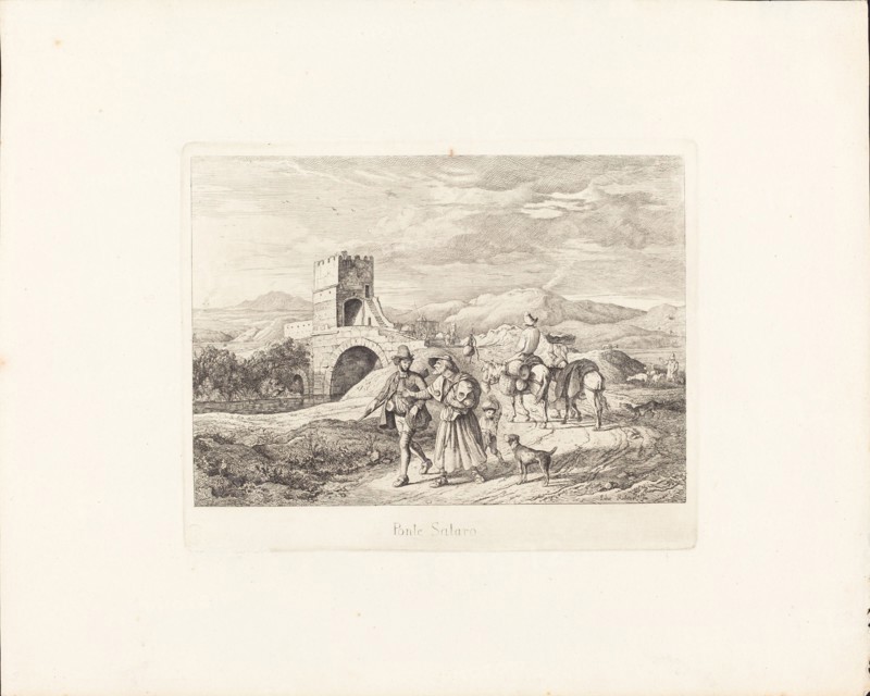 Ponte Salaro, c. 1831. Creator: Ludwig Richter.