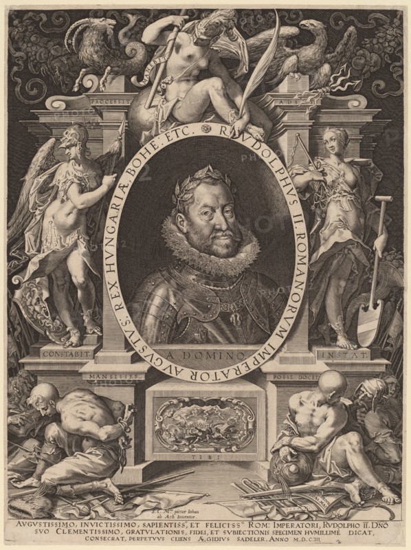 Rudolph II, 1603. Creator: Aegidius Sadeler II.
