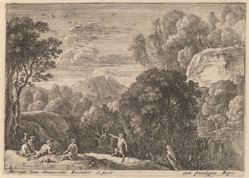 A Dancing Satyr. Creator: Herman van Swanevelt.