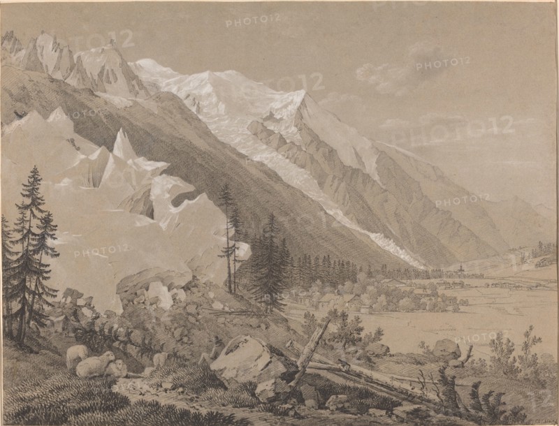Vue du Mont Blanc. Creator: Jean-Antoine Linck.