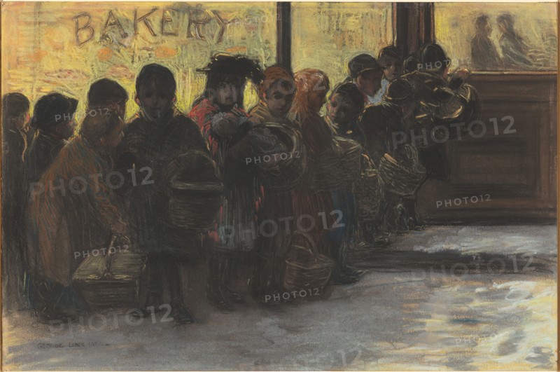 Breadline, 1900. Creator: George Benjamin Luks.
