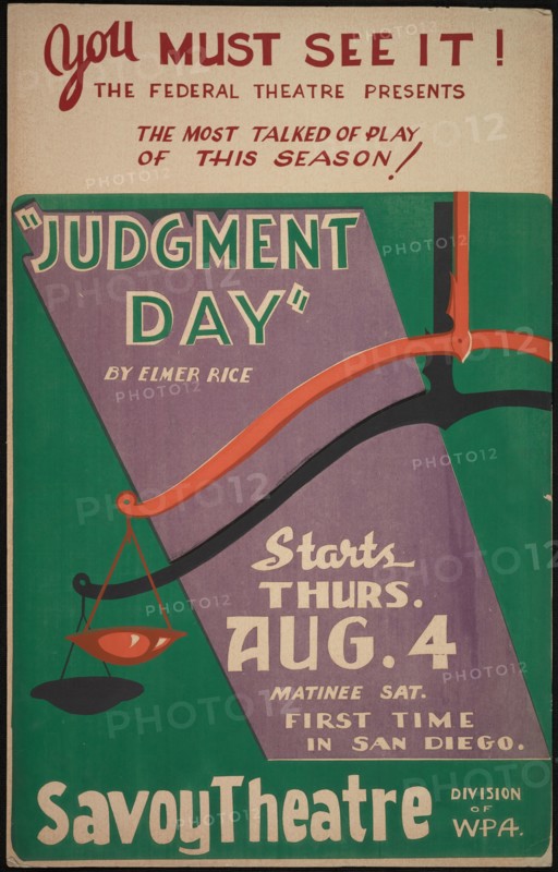 Judgment Day, San Diego, 1938. Creator: Unknown.