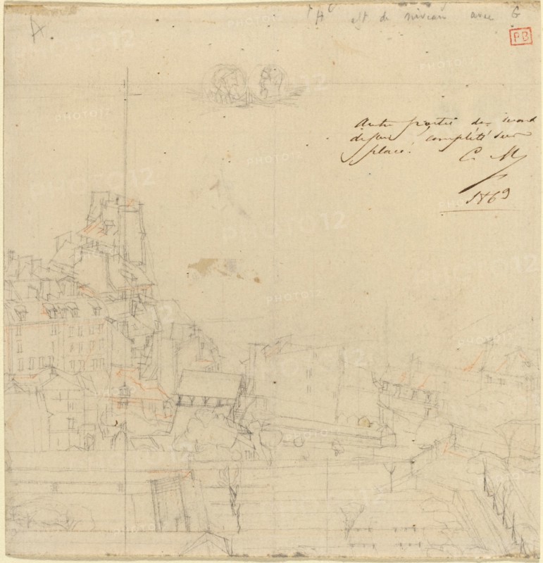 College Henri IV, 1863. Creator: Charles Meryon.