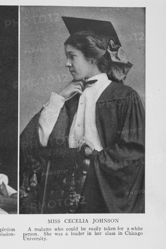 Miss Cecelia Johnson..., 1908. Creator: Unknown.