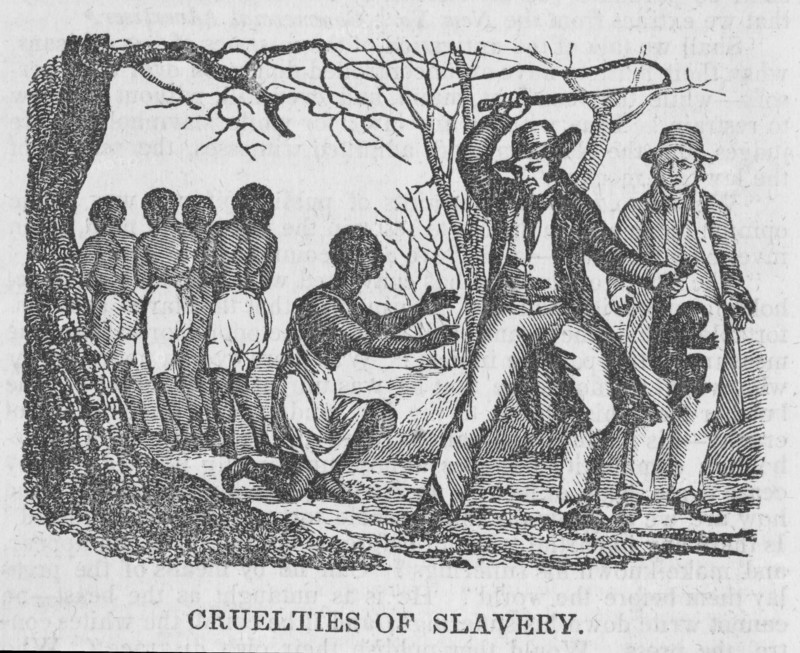 Cruelties of slavery, 1835-05. Creator: Unknown.