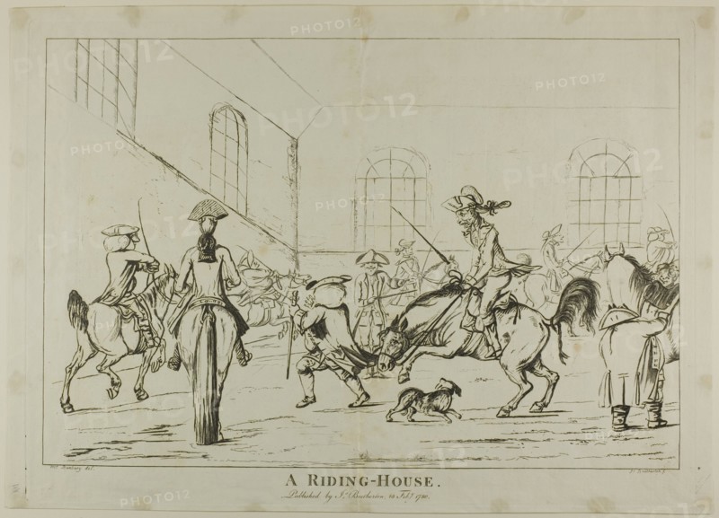 A Riding-House, published 1780. Creator: Unknown.