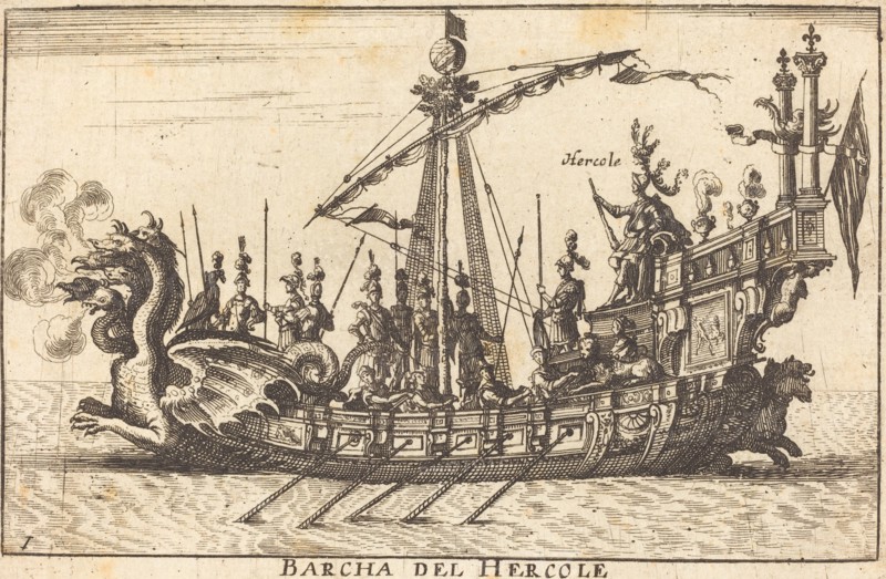 Barcha del Hercole. Creator: Balthasar Moncornet.