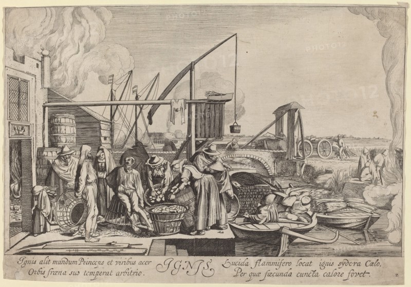 Ignis (Fire), 1622. Creator: Jan van de Velde II.