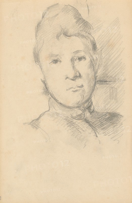 Madame Cézanne, 1888/1891. Creator: Paul Cezanne.