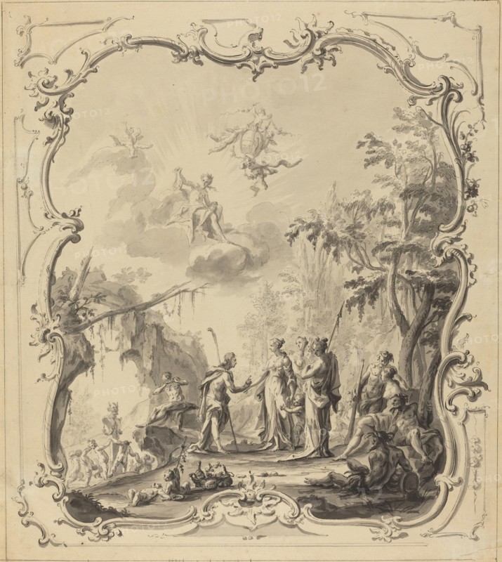 The Judgment of Paris, c. 1745. Creator: Unknown.