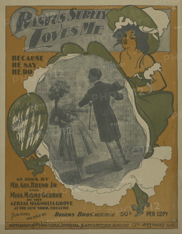 'Rastus surely loves me', 1899. Creator: Unknown.