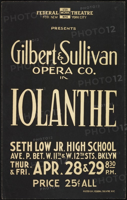 Iolanthe, New York City, [193-]. Creator: Unknown.