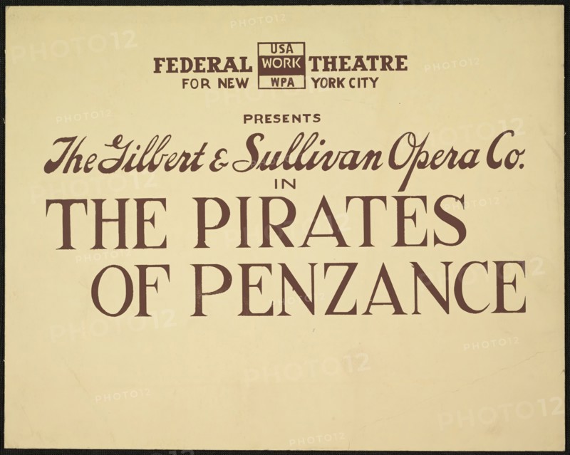The Pirates of Penzance, [193-]. Creator: Unknown.