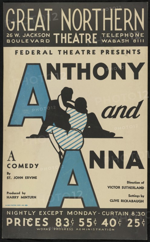 Anthony and Anna, Chicago, 1938. Creator: Unknown.