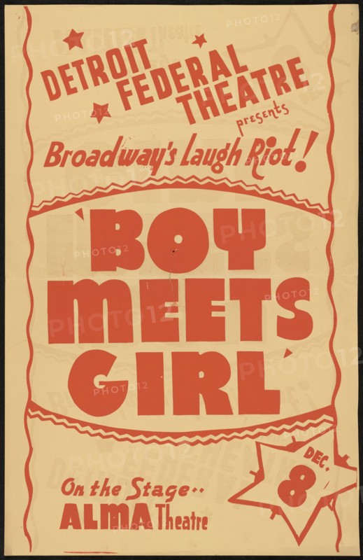 Boy Meets Girl, Detroit, [193-]. Creator: Unknown.